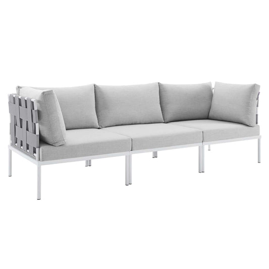 Harmony Sunbrella® Outdoor Patio Aluminum Sofa By Modway - EEI-4968 | Outdoor Sofas, Loveseats & Sectionals