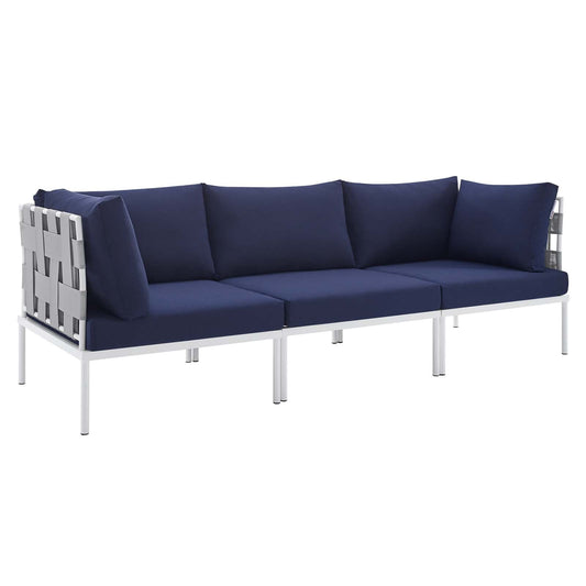 Harmony Sunbrella® Outdoor Patio Aluminum Sofa By Modway - EEI-4968 | Outdoor Sofas, Loveseats & Sectionals - 2