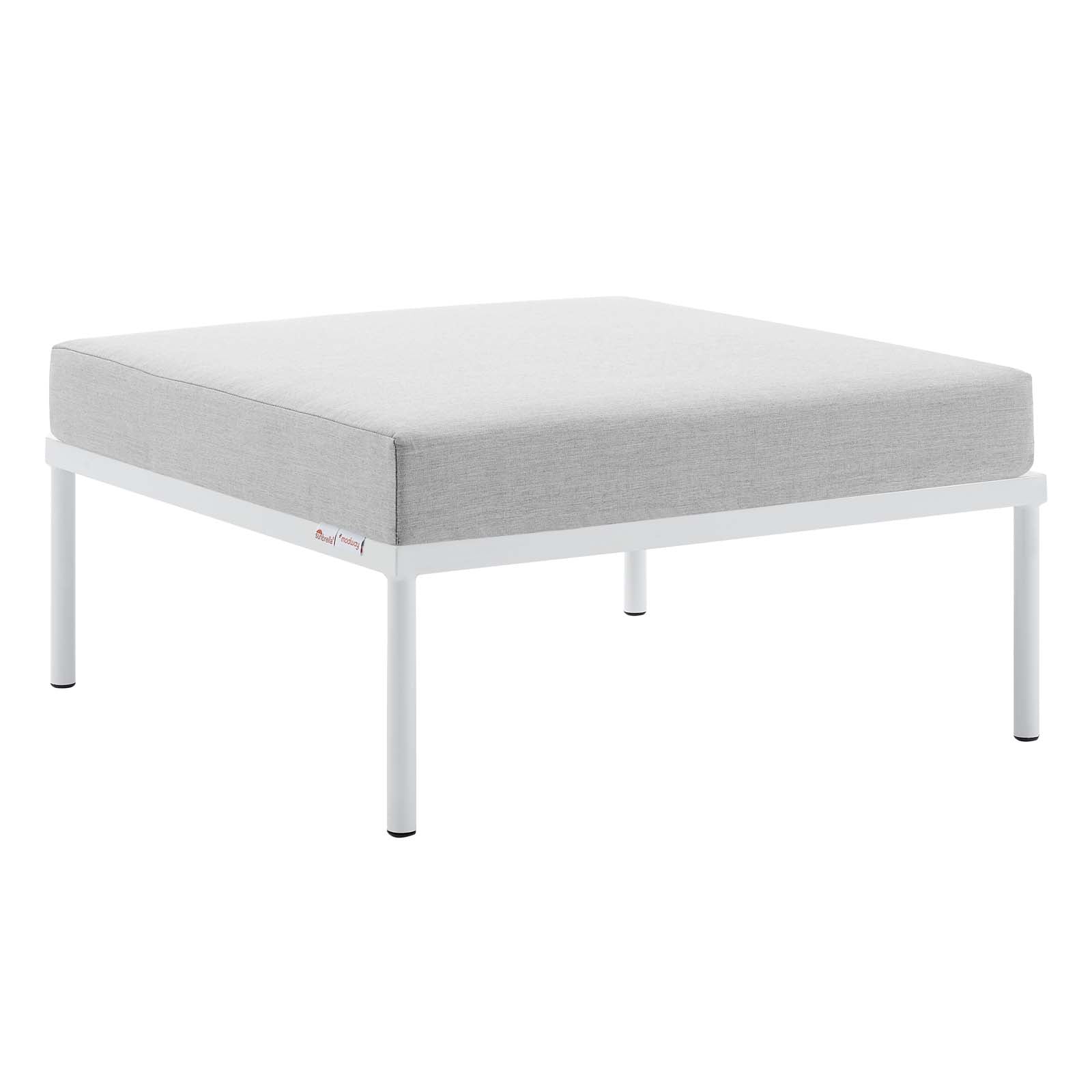 Harmony Sunbrella® Outdoor Patio Aluminum Ottoman By Modway | Outdoor Ottoman
