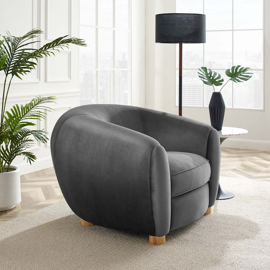 Modway Abundant Performance Velvet Armchair | Armchairs