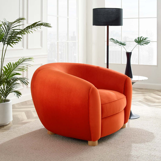 Modway Abundant Performance Velvet Armchair | Armchairs | 