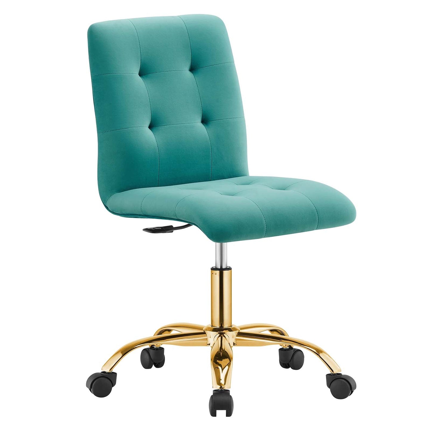 Prim Armless Performance Velvet Office Chair By Modway - EEI-4973 | Office Chairs | Modishstore - 6