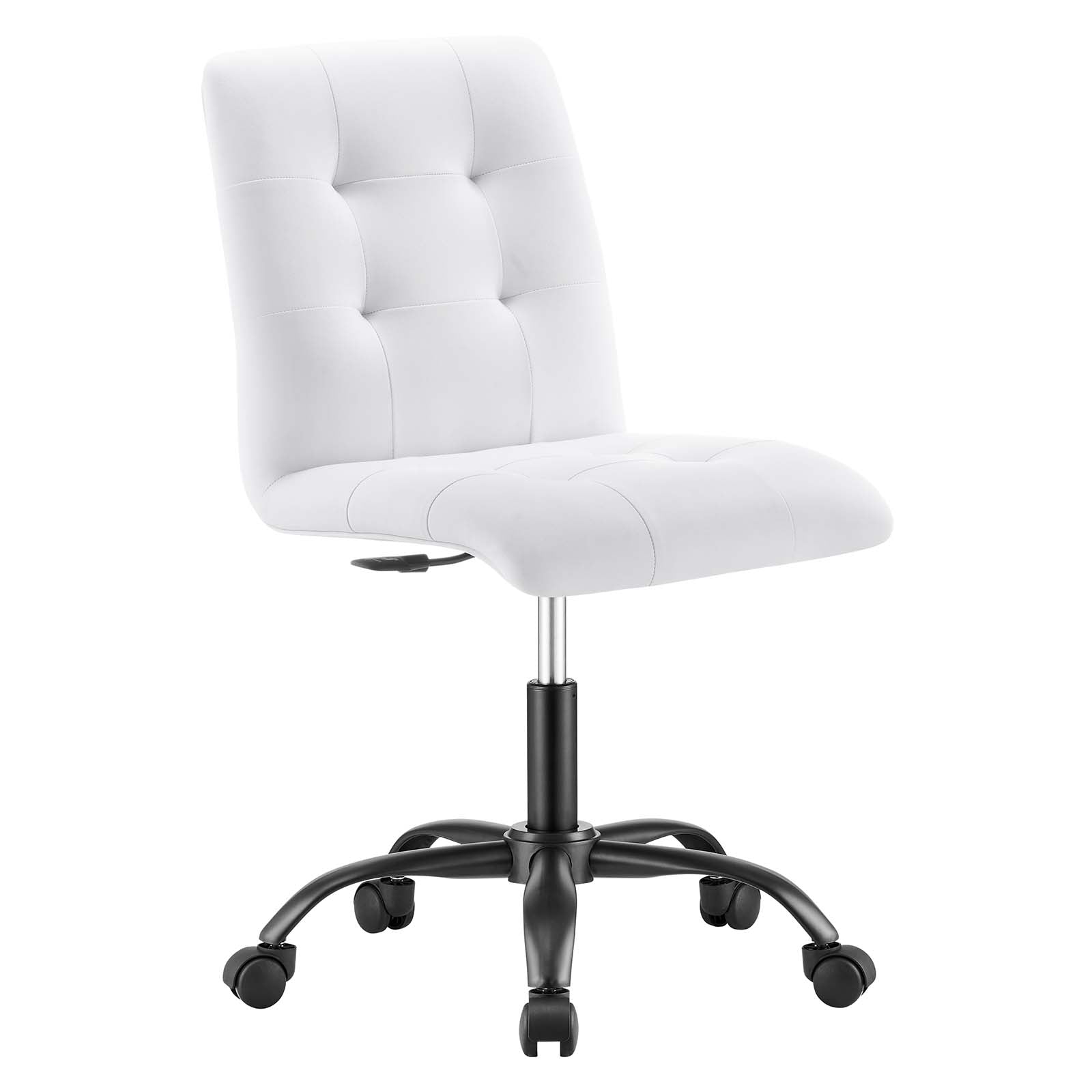 Prim Armless Vegan Leather Office Chair By Modway - EEI-4975 | Office Chairs | Modishstore - 3