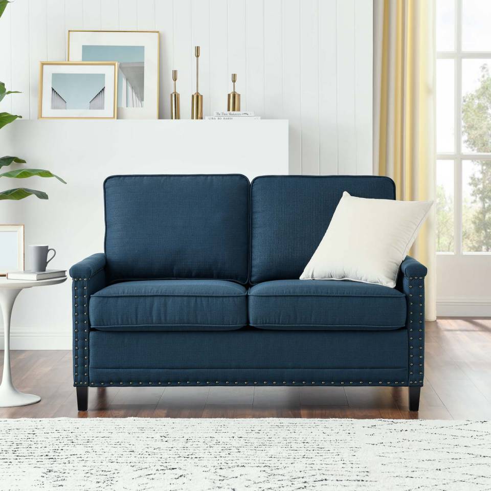 Modway Ashton Upholstered Fabric Loveseat | Loveseats