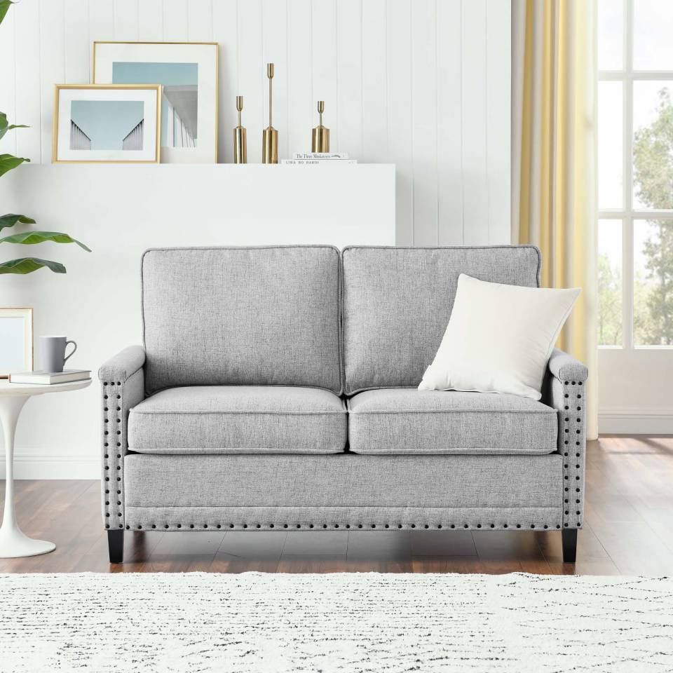 Modway Ashton Upholstered Fabric Loveseat | Loveseats | 