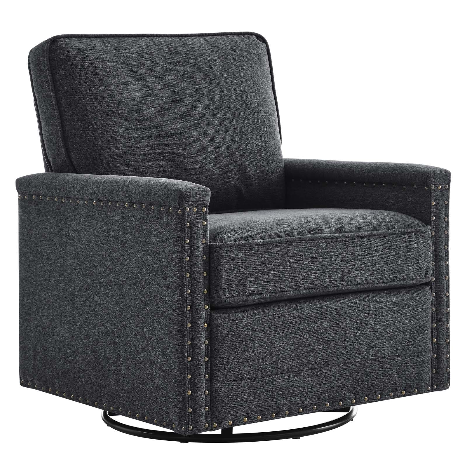 Modway Ashton Upholstered Fabric Swivel Chair | Sofas | 