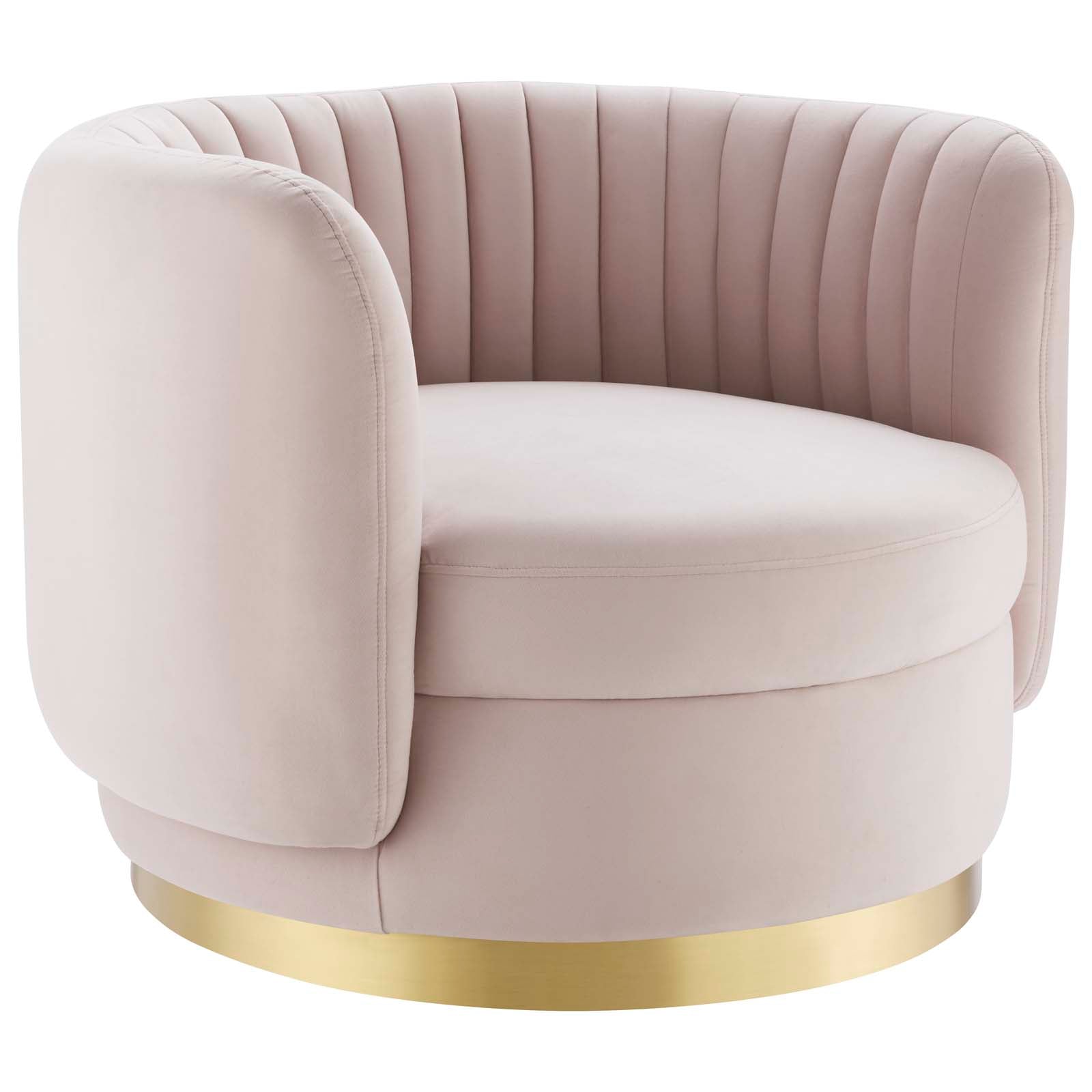Embrace Tufted Performance Velvet Performance Velvet Swivel Chair By Modway | Armchairs | 