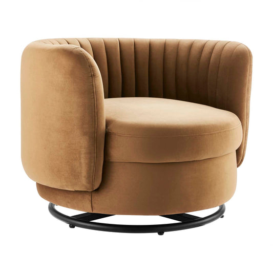 Embrace Tufted Performance Velvet Performance Velvet Swivel Chair By Modway | Armchairs