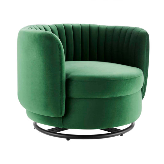 Embrace Tufted Performance Velvet Performance Velvet Swivel Chair By Modway | Armchairs | 