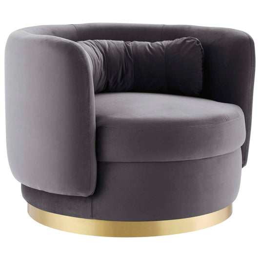 Relish Performance Velvet Performance Velvet Swivel Chair By Modway | Armchairs | Modishstore