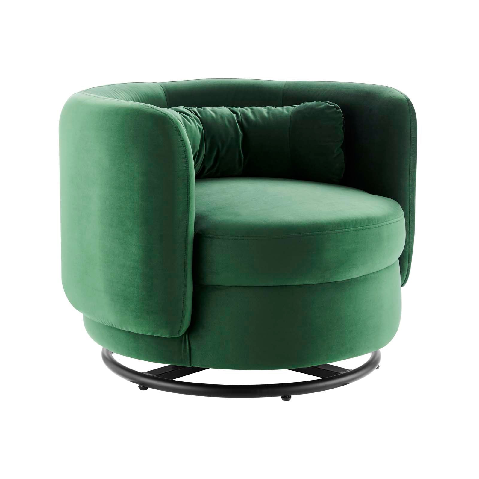 Relish Performance Velvet Performance Velvet Swivel Chair By Modway | Armchairs | Modishstore-2