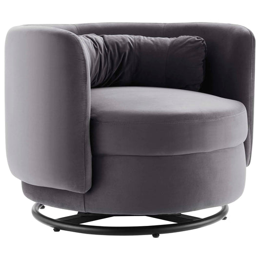 Relish Performance Velvet Performance Velvet Swivel Chair By Modway | Armchairs | Modishstore-3