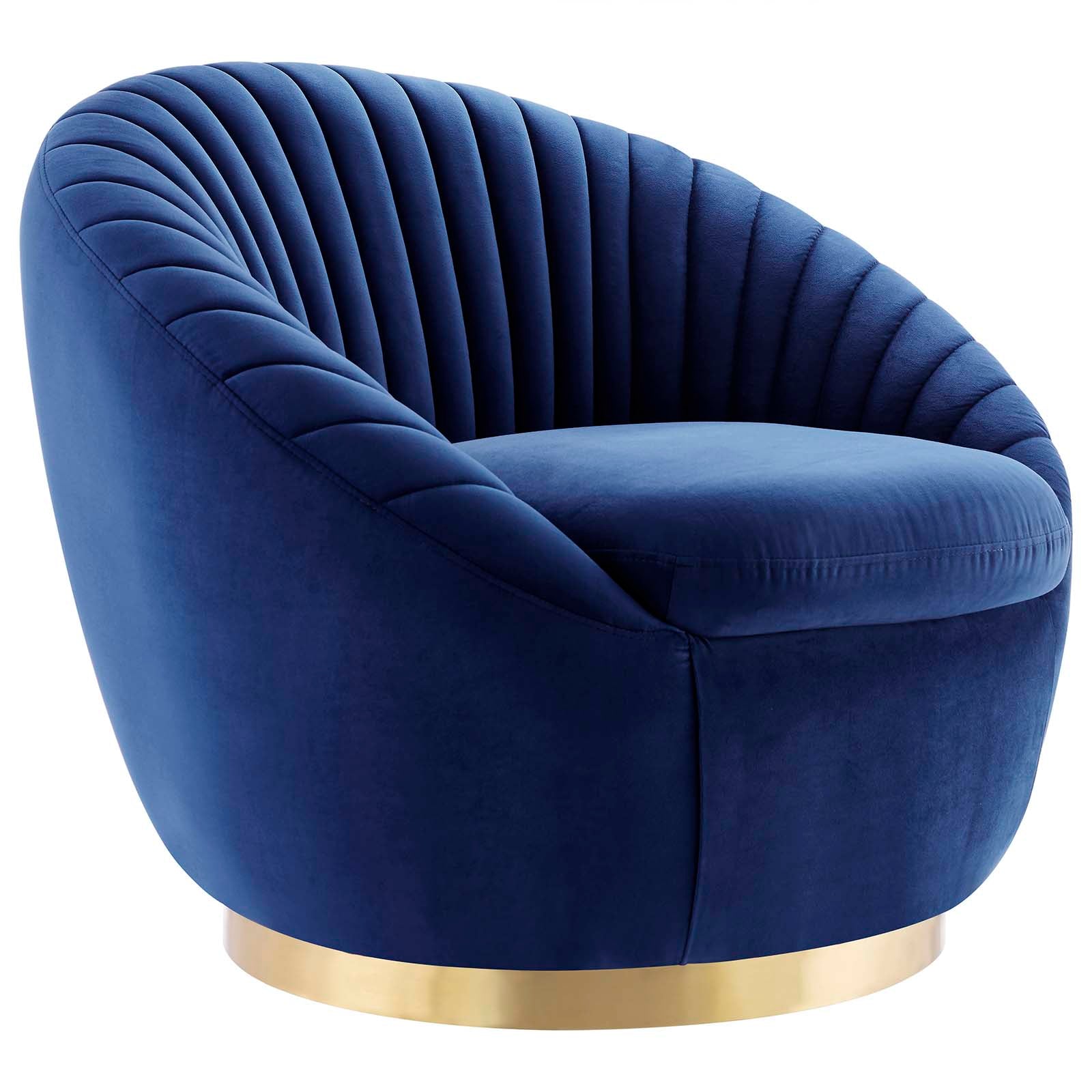 Whirr Tufted Performance Velvet Performance Velvet Swivel Chair By Modway | Armchairs | Modishstore-3