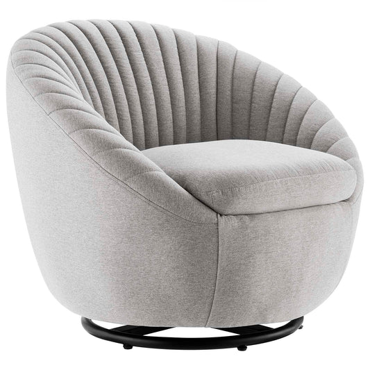 Whirr Tufted Fabric Fabric Swivel Chair By Modway | Armchairs | Modishstore-2
