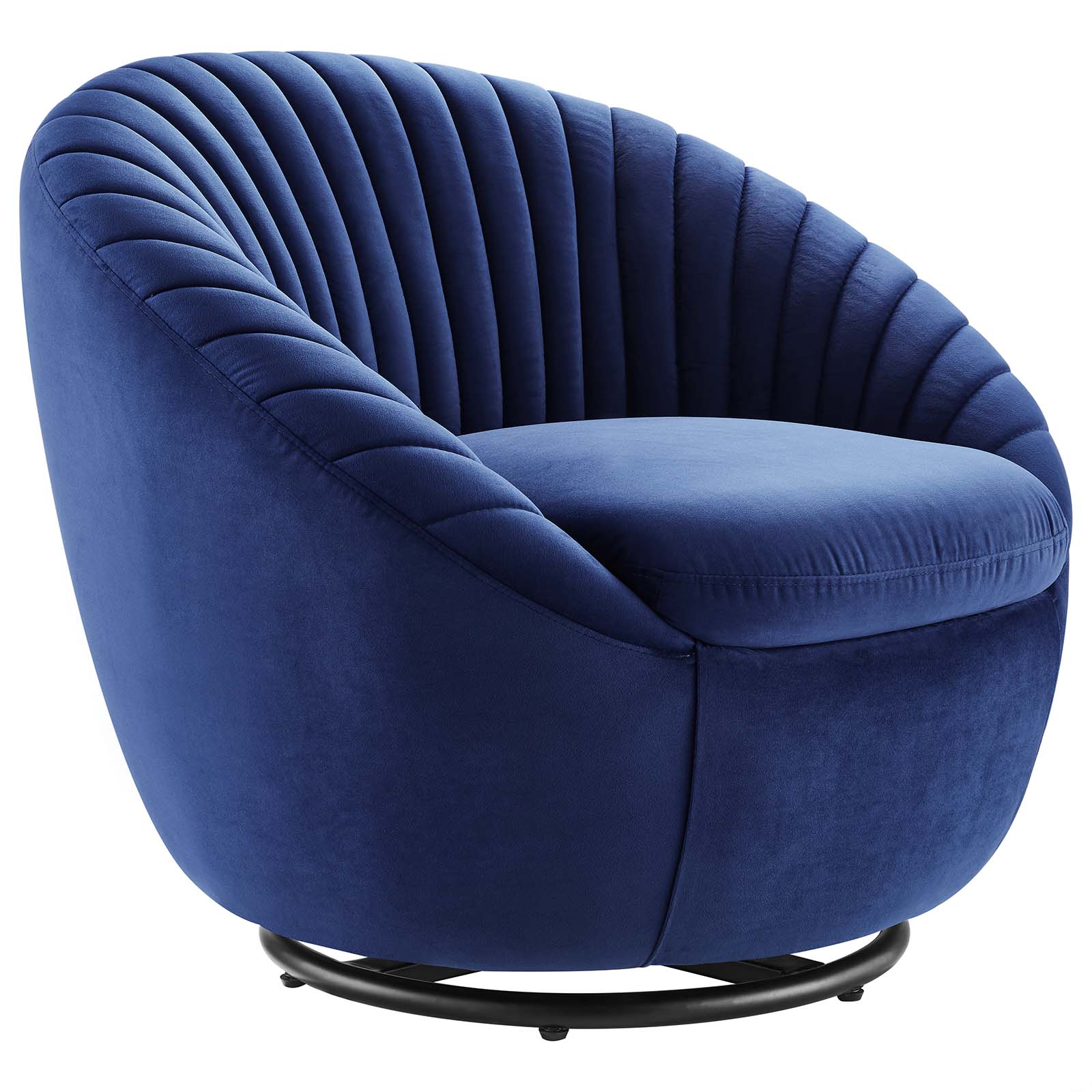 Whirr Tufted Performance Velvet Performance Velvet Swivel Chair By Modway | Armchairs | Modishstore-4