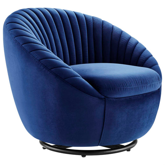 Whirr Tufted Performance Velvet Performance Velvet Swivel Chair By Modway | Armchairs | Modishstore-4