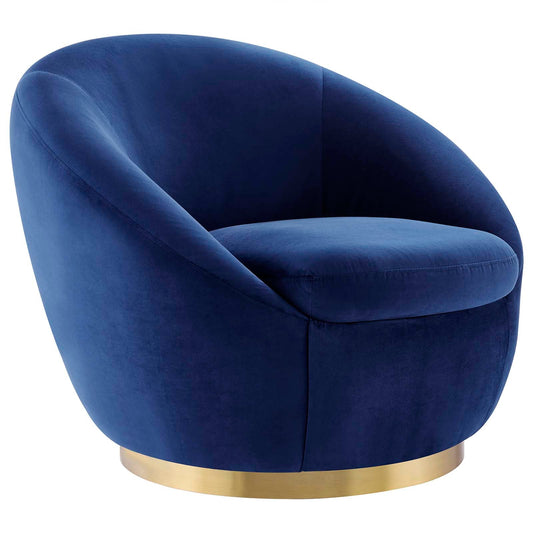 Buttercup Performance Velvet Performance Velvet Swivel Chair By Modway | Armchairs | 