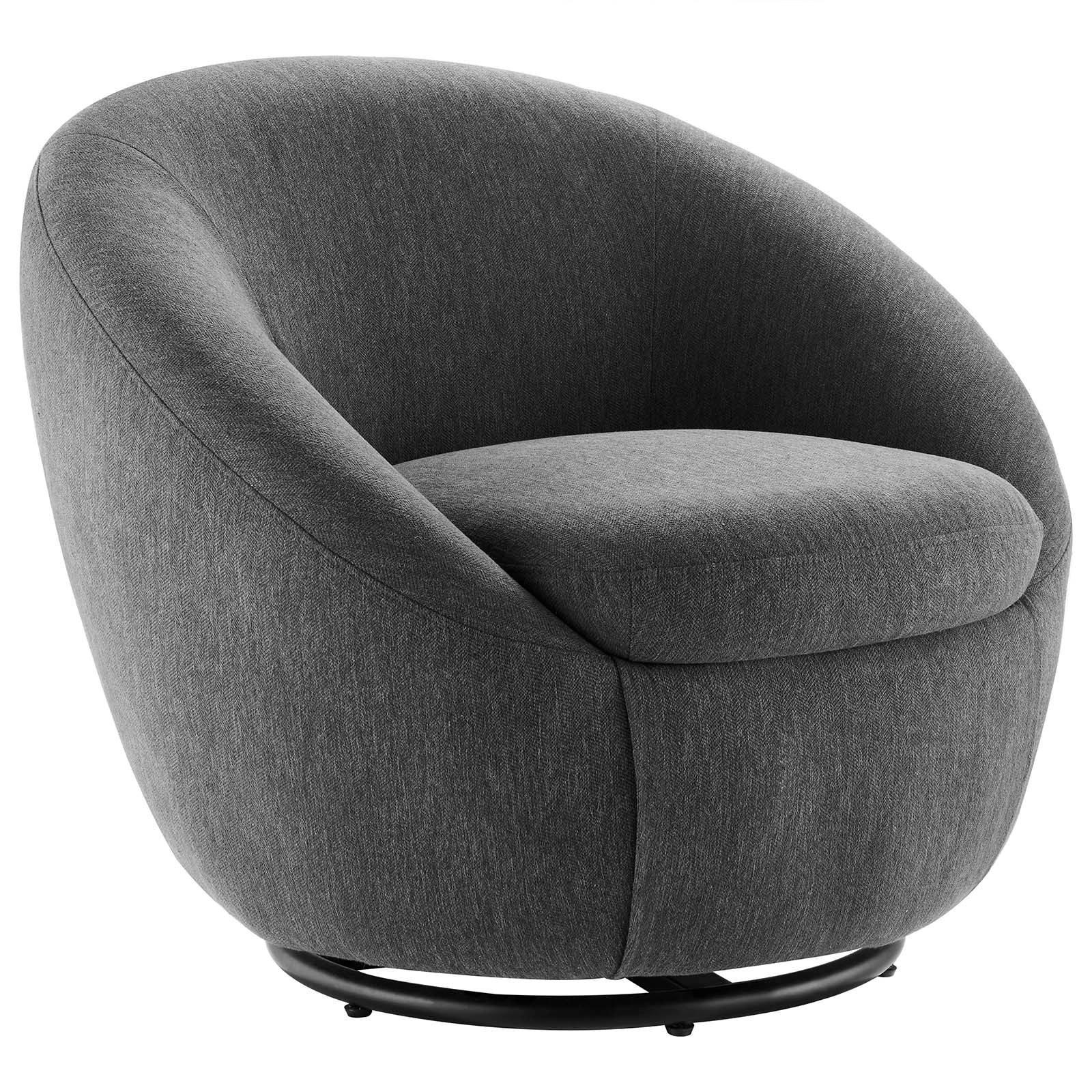 Buttercup Fabric Upholstered Upholstered Fabric Swivel Chair By Modway | Armchairs