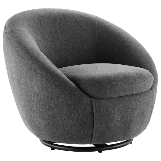 Buttercup Fabric Upholstered Upholstered Fabric Swivel Chair By Modway | Armchairs