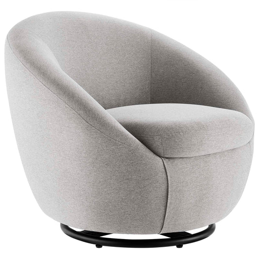 Buttercup Fabric Upholstered Upholstered Fabric Swivel Chair By Modway | Armchairs | 