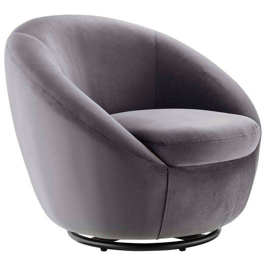 Buttercup Performance Velvet Performance Velvet Swivel Chair By Modway | Armchairs | 