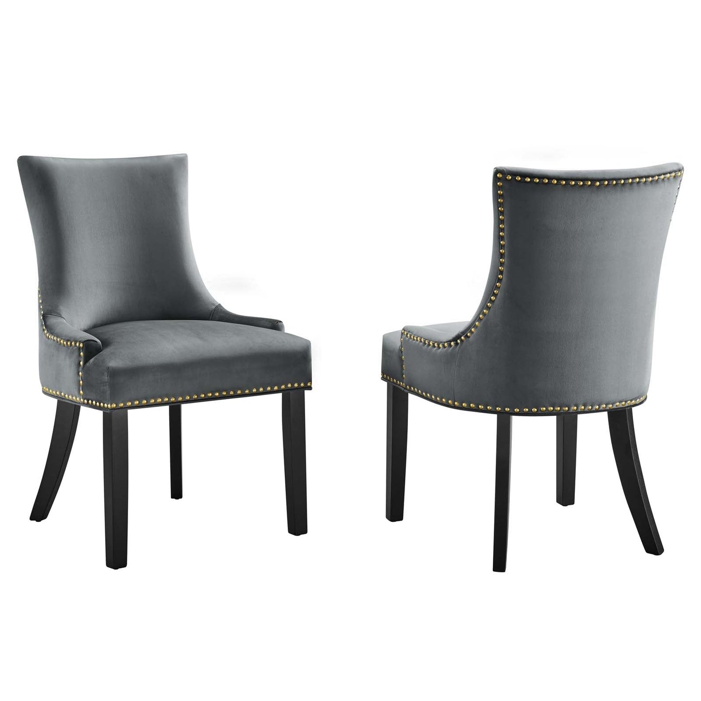 Marquis Performance Velvet Dining Chairs - Set of 2 By Modway | Dining Chairs | 