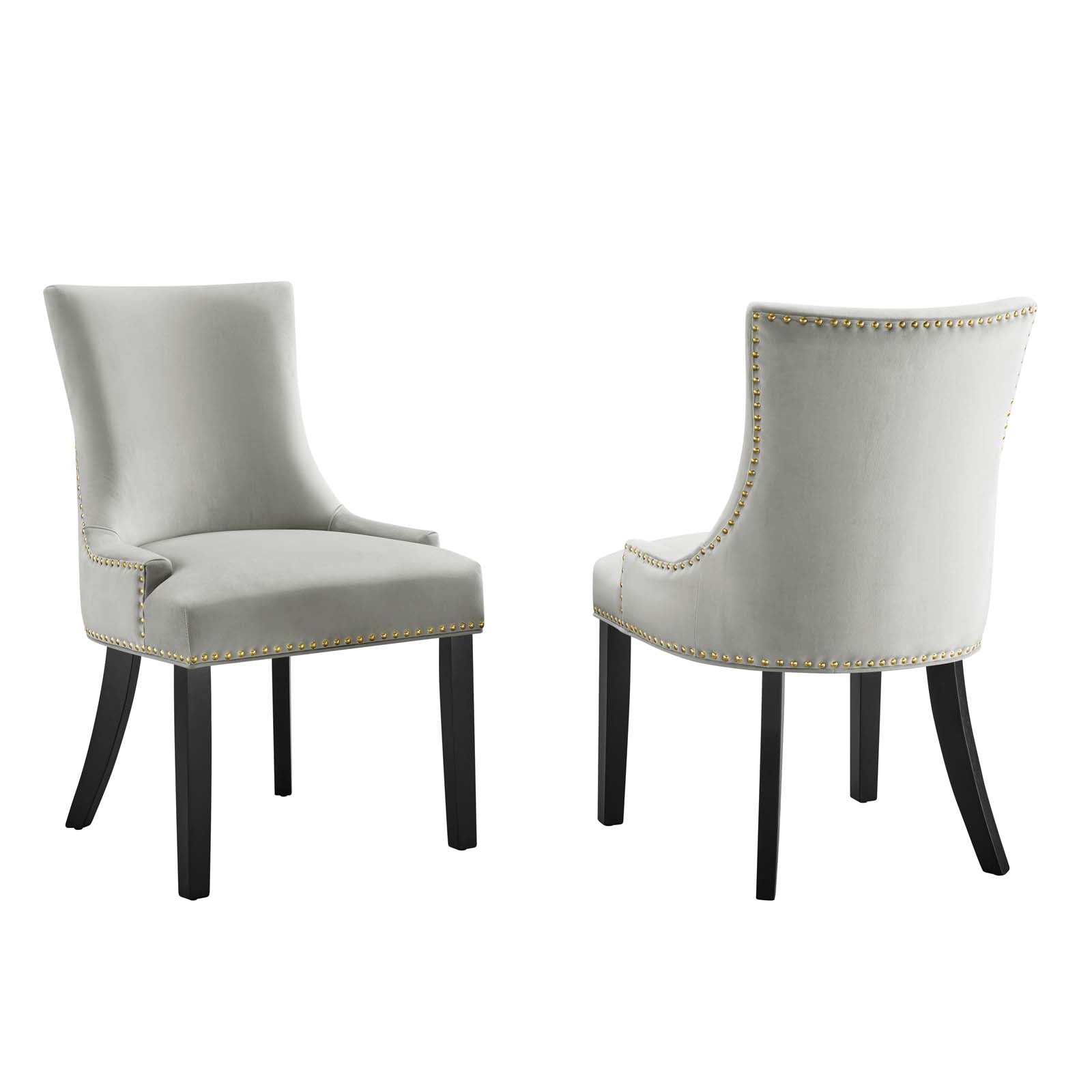 Marquis Performance Velvet Dining Chairs - Set of 2 By Modway | Dining Chairs | 