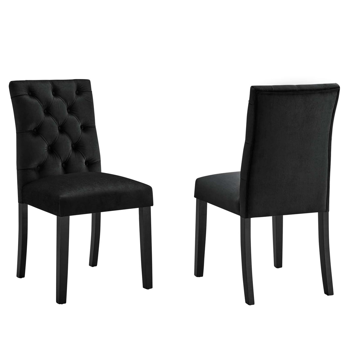Duchess Performance Velvet Dining Chairs - Set of 2 By Modway | Dining Chairs