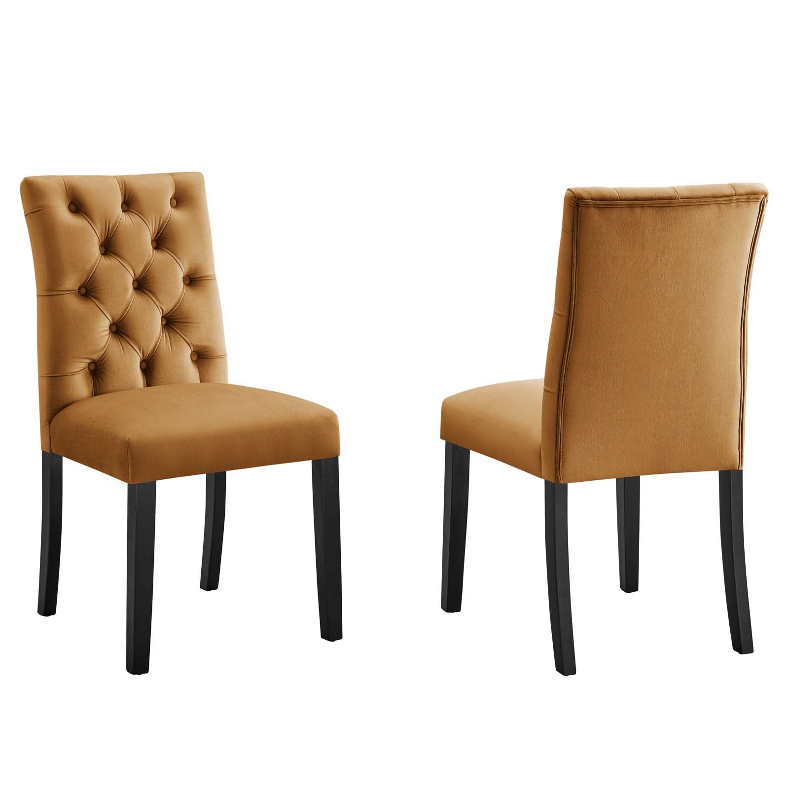 Duchess Performance Velvet Dining Chairs - Set of 2 By Modway | Dining Chairs | 
