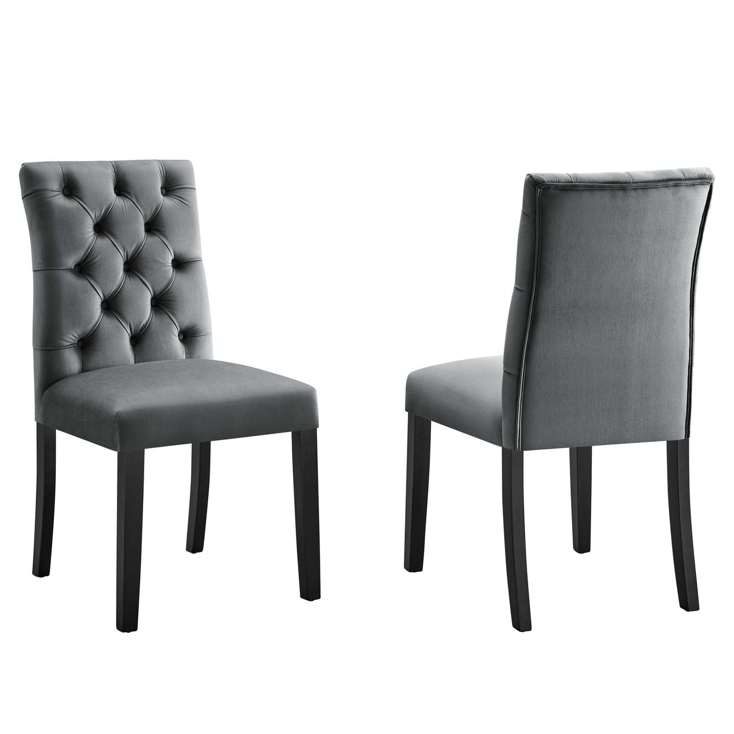 Duchess Performance Velvet Dining Chairs - Set of 2 By Modway | Dining Chairs | 