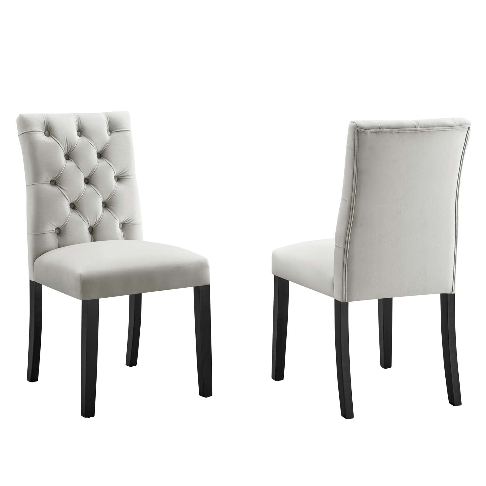 Duchess Performance Velvet Dining Chairs - Set of 2 By Modway | Dining Chairs | 