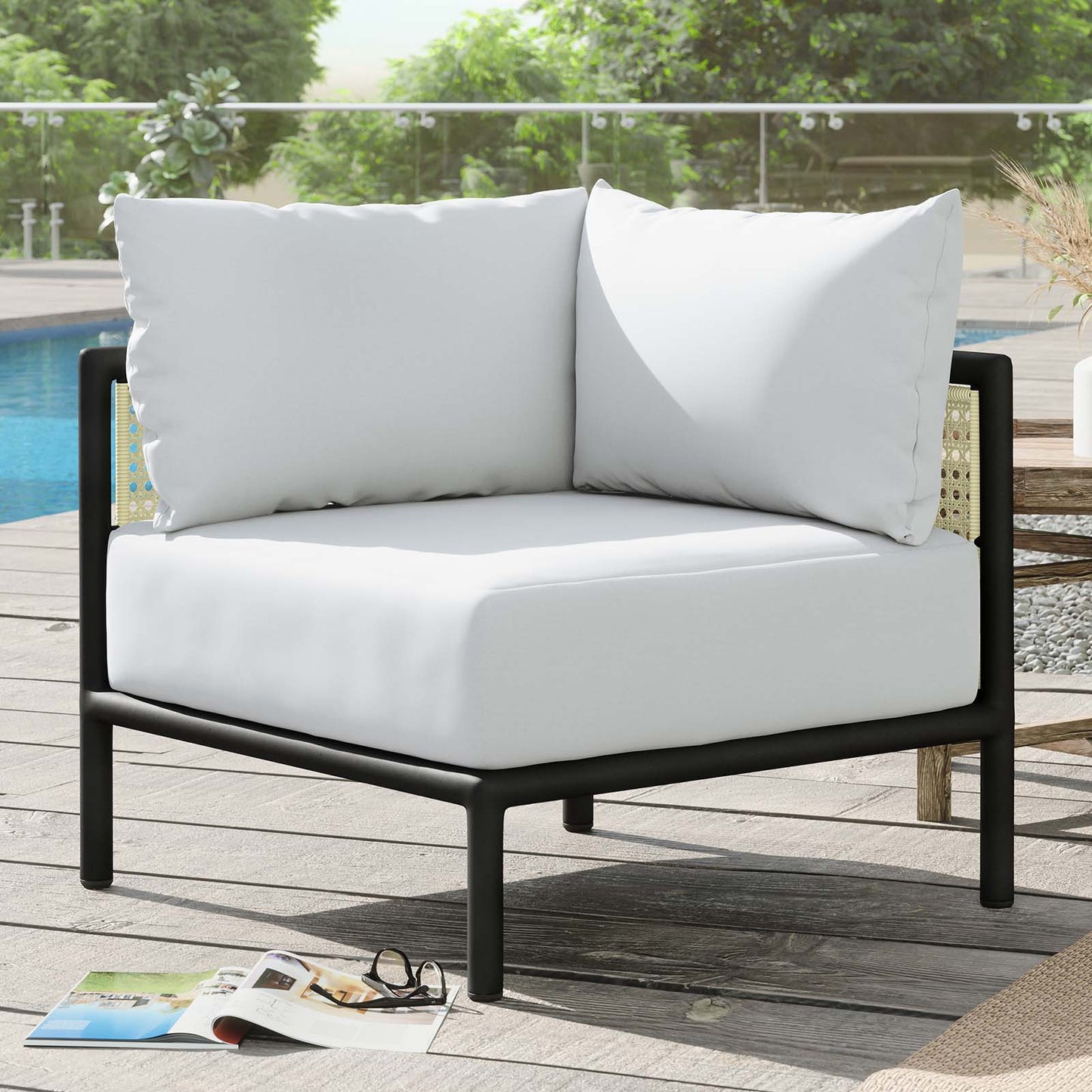 Hanalei Outdoor Patio Corner Chair By Modway - EEI-5019 | Outdoor Chairs