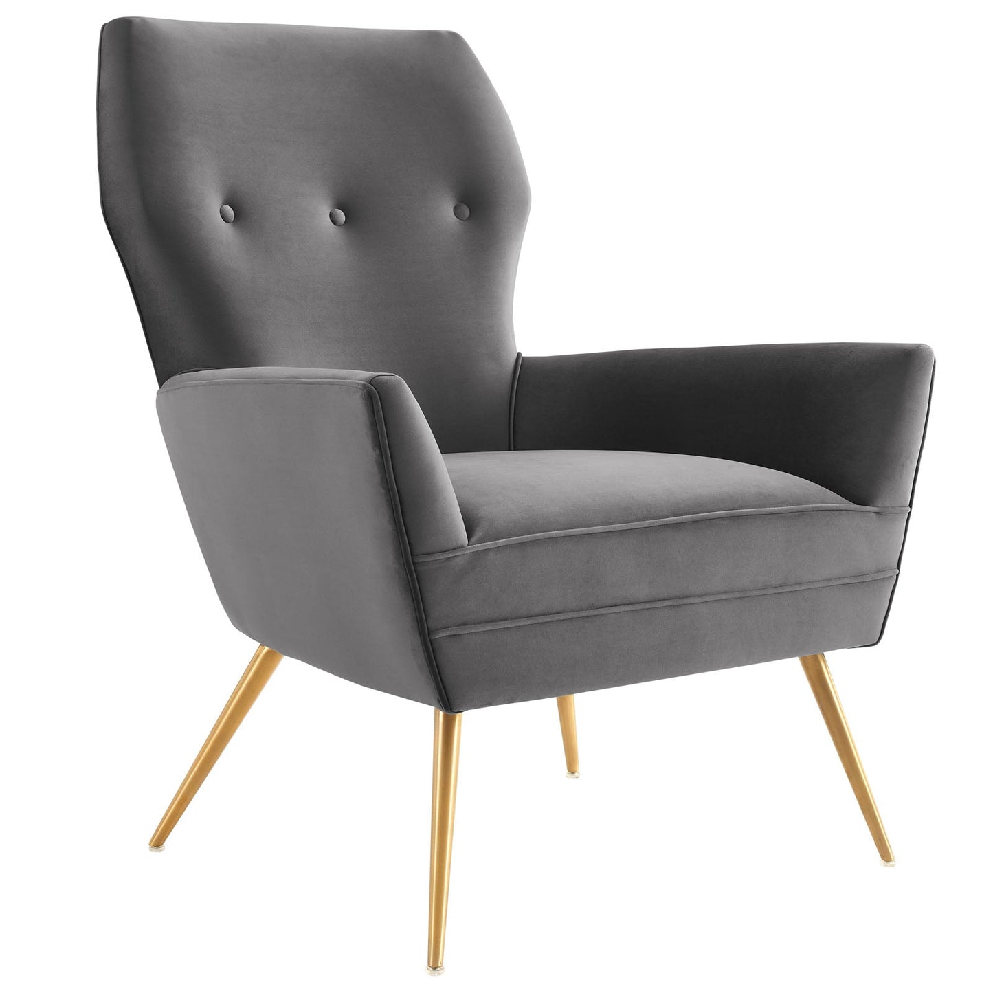 Renata Button Tufted Performance Velvet Armchair By Modway | Armchairs | Modishstore