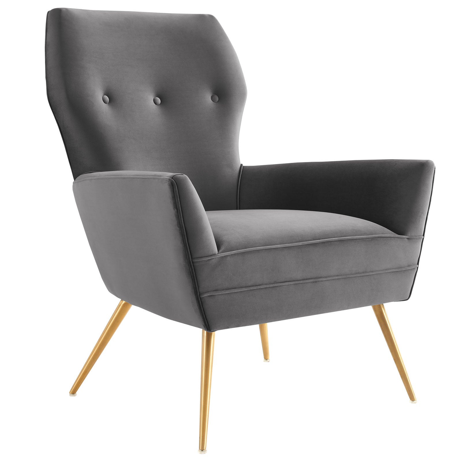 Renata Button Tufted Performance Velvet Armchair By Modway | Armchairs | Modishstore