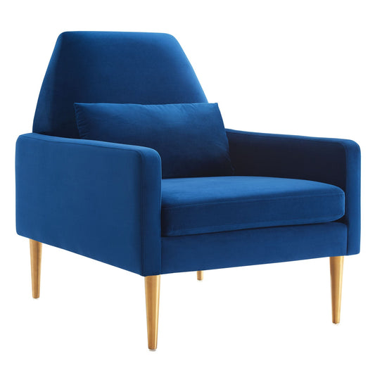 Liliana Performance Velvet Armchair By Modway | Armchairs | 
