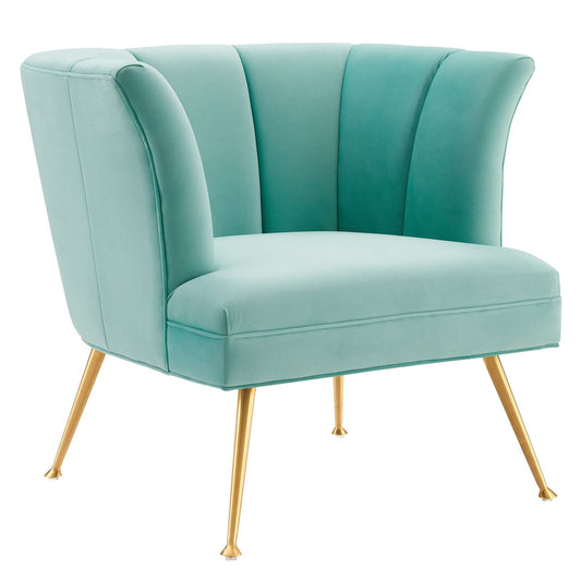 Veronica Channel Tufted Performance Velvet Armchair By Modway | Armchairs | Modishstore-2