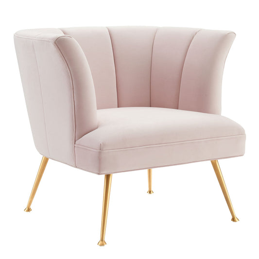 Veronica Channel Tufted Performance Velvet Armchair By Modway | Armchairs | Modishstore-3