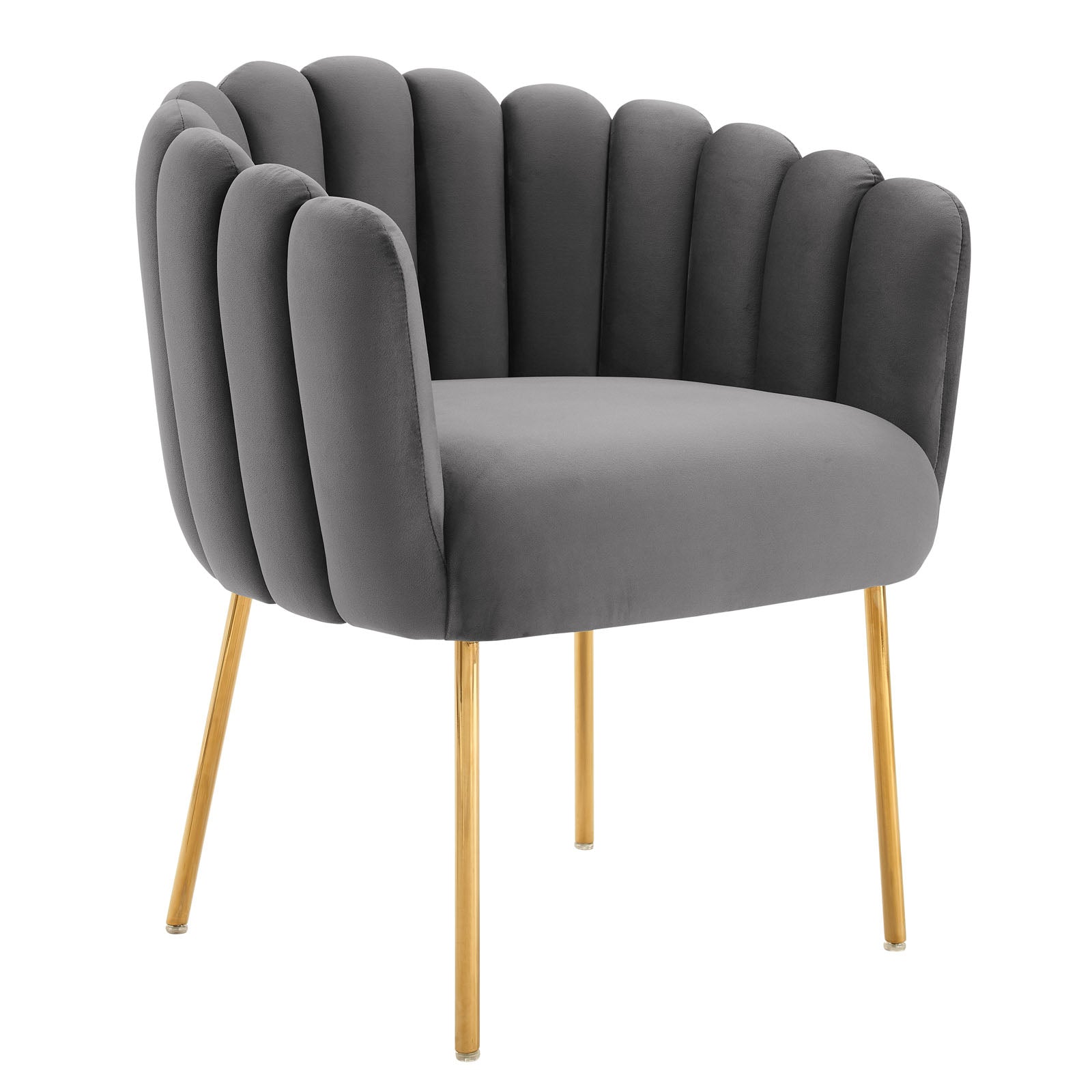 Sanna Channel Tufted Performance Velvet Armchair By Modway | Armchairs | Modishstore