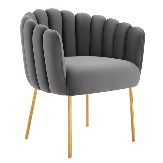 Sanna Channel Tufted Performance Velvet Armchair By Modway | Armchairs | Modishstore