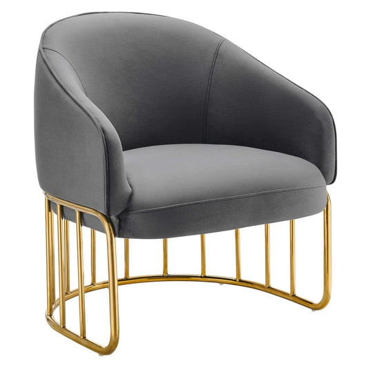 Legacy Performance Velvet Armchair By Modway | Armchairs