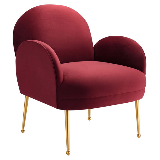 Transcend Performance Velvet Armchair By Modway | Armchairs | Modishstore - 2