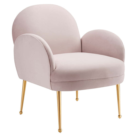 Transcend Performance Velvet Armchair By Modway | Armchairs | Modishstore - 4