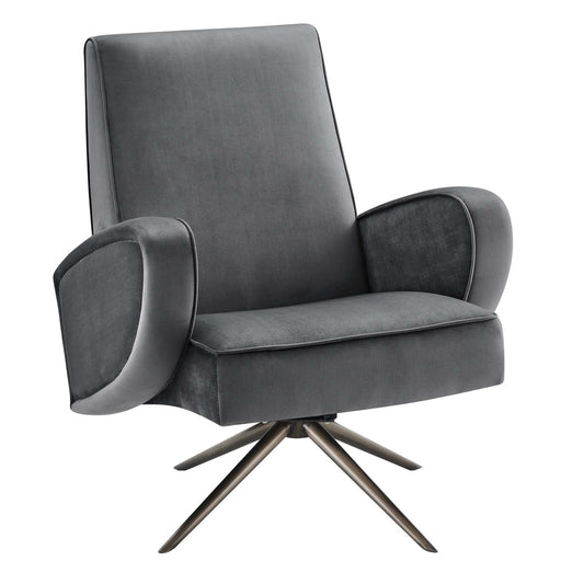 Superior Performance Velvet Swivel Chair By Modway | Lounge Chairs | Modishstore