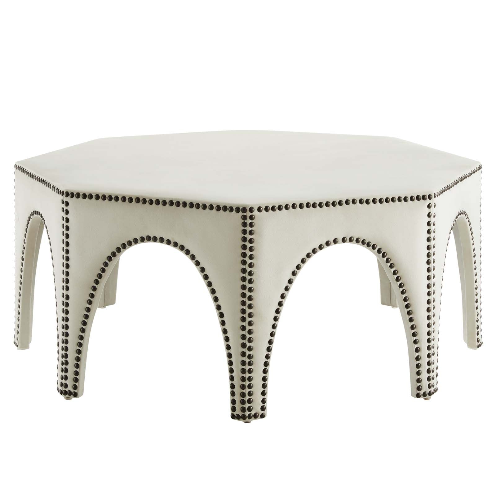 Victory Performance Velvet Ottoman By Modway | Ottomans | Modishstore - 2