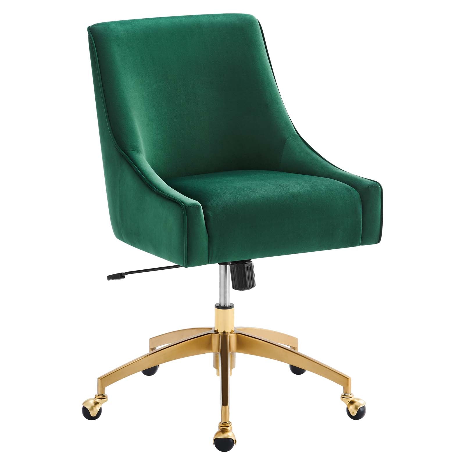 Discern Performance Velvet Office Chair By Modway - EEI-5079-GRN | Office Chairs |  Modishstore