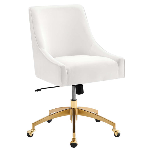 Discern Performance Velvet Office Chair By Modway - EEI-5079-GRN | Office Chairs |  Modishstore - 6