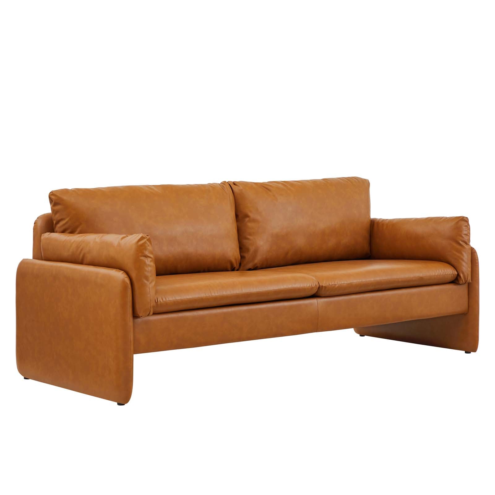 Modway Indicate Vegan Leather Sofa | Sofas | 