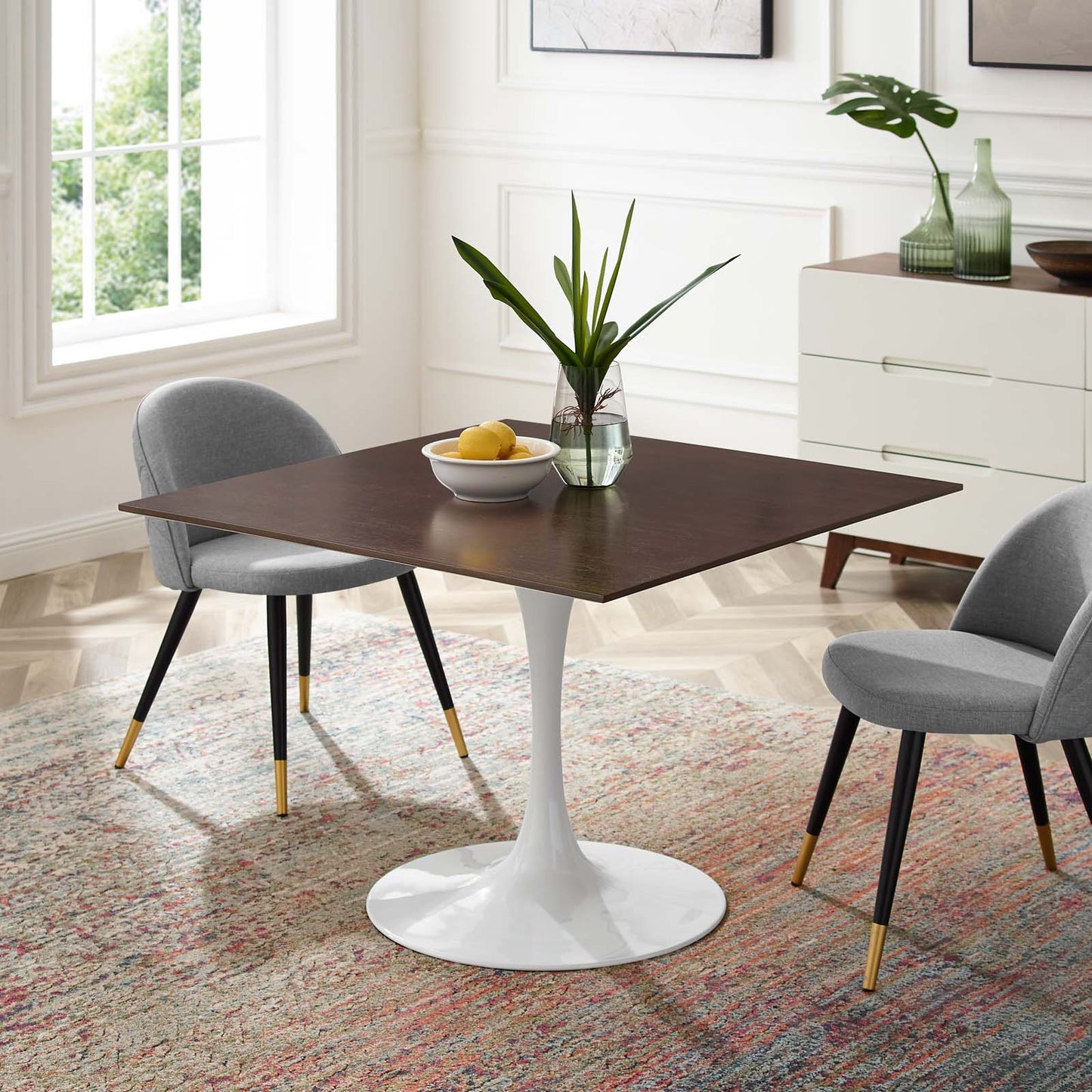 Modway Lippa 40" Square Dining Table | Dining Tables | Modishstore