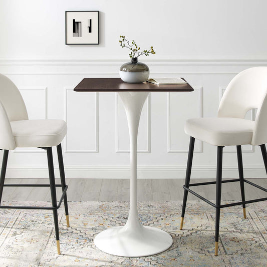 Modway Lippa 28" Square Bar Table | Bar Table | Modishstore