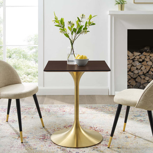 Modway Lippa 24" Square Wood Dining Table | Dining Tables | Modishstore